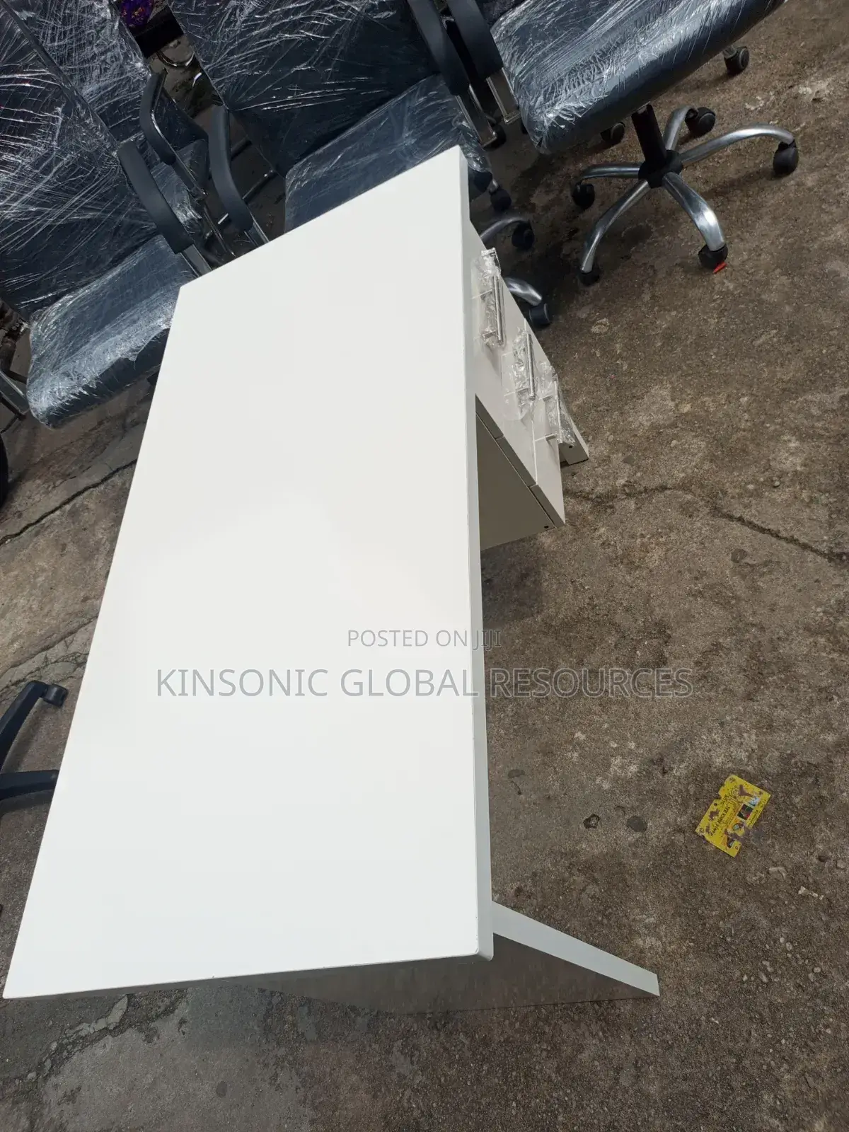 White Office Desk