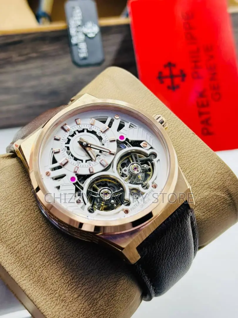 Patek Philippe Quality Luxury Men Automatic Engine Wristwatch