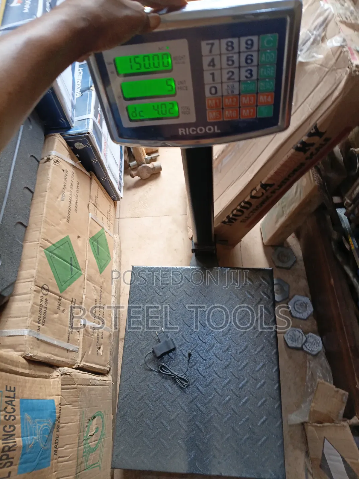 Ricool 150kg Platform Scale – Double Face Heavy Duty Digital Scale