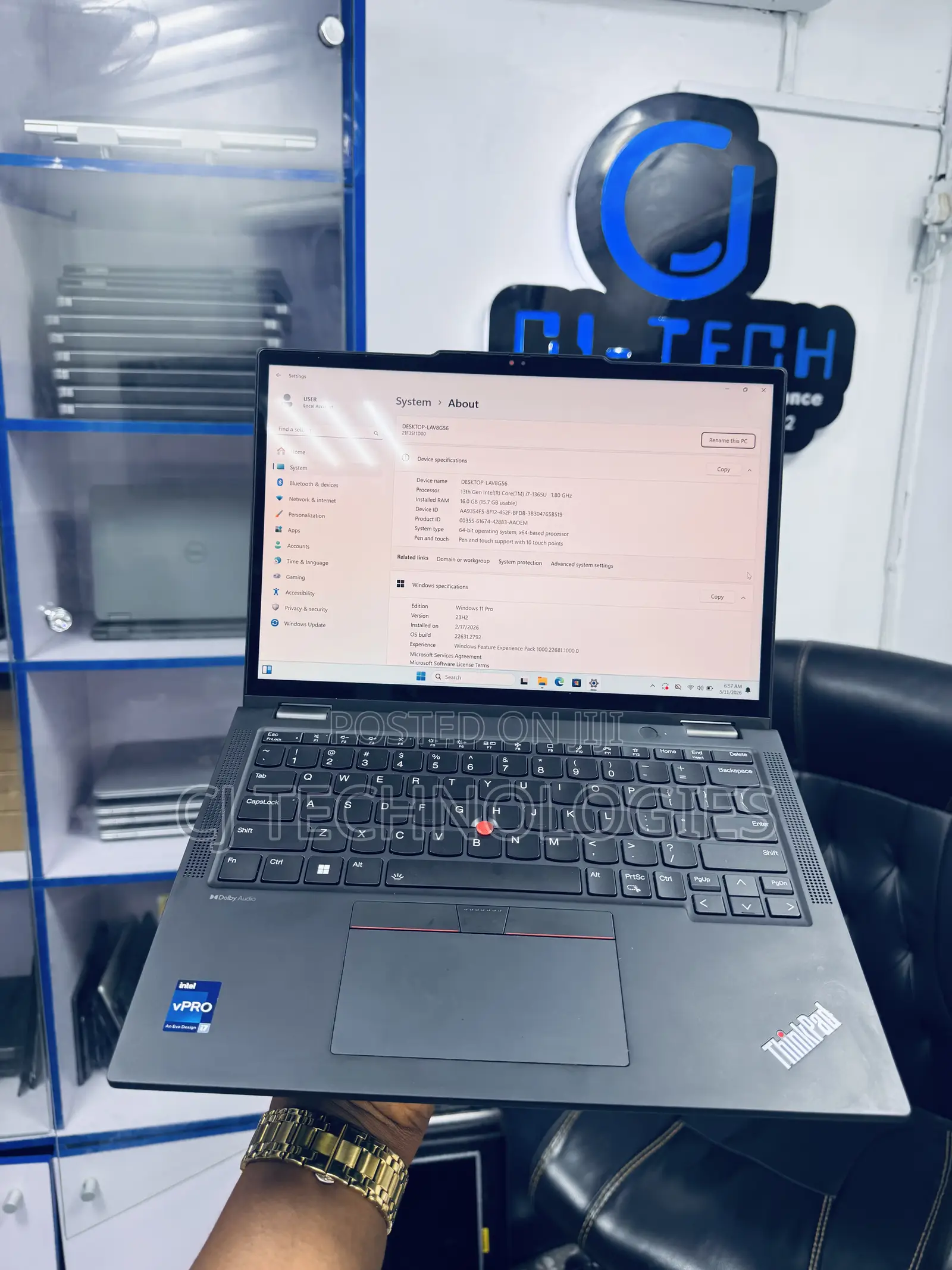 Laptop Lenovo ThinkPad X13 Gen 4 16GB Intel Core i7 SSD 512GB