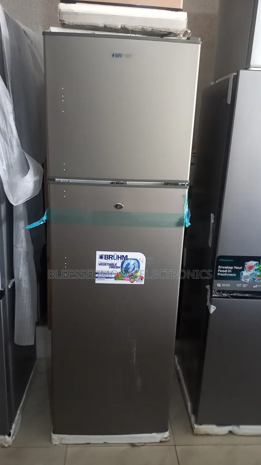 Bruhm Inverter Standing Fridge 300liters With 5 Year's Company Warrant