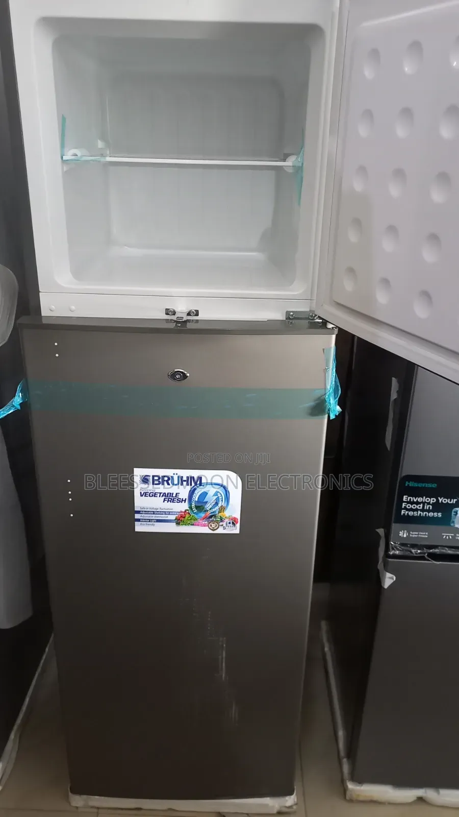 Bruhm Inverter Standing Fridge 300liters With 5 Year's Company Warrant