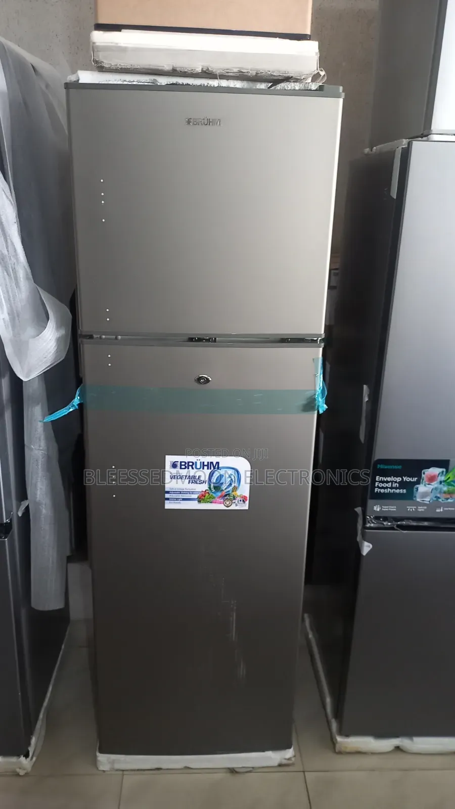 Bruhm Inverter Standing Fridge 300liters With 5 Year's Company Warrant