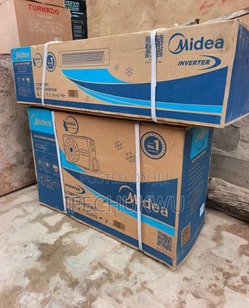 Original Midea 2 Hp Inverter R410a Duct Ceilling Conceiled Unit Ac.