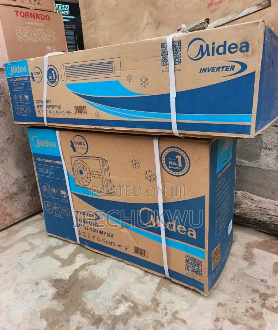 Original Midea 2 Hp Inverter R410a Duct Ceilling Conceiled Unit Ac.