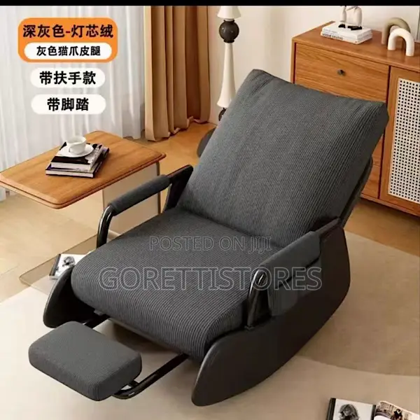 Rocking Chair With Leg Rest