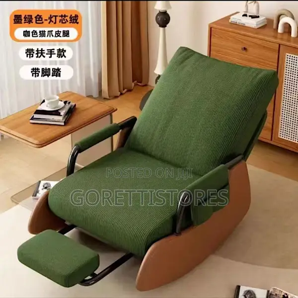 Rocking Chair With Leg Rest