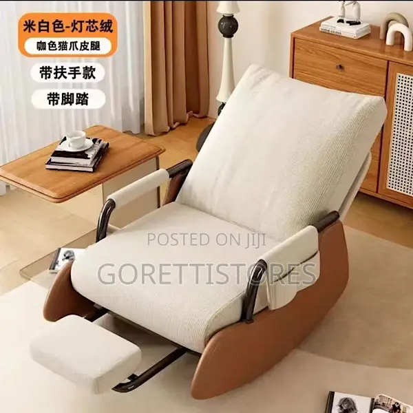 Rocking Chair With Leg Rest
