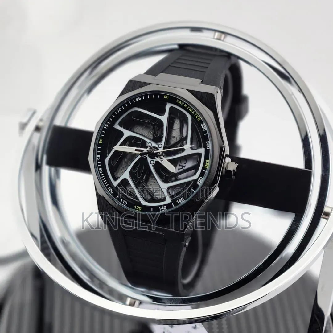 Rick Rubber Spinning Wrist Watch