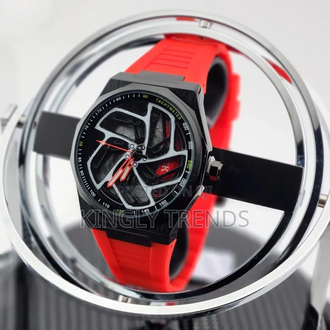 Rick Rubber Spinning Wrist Watch