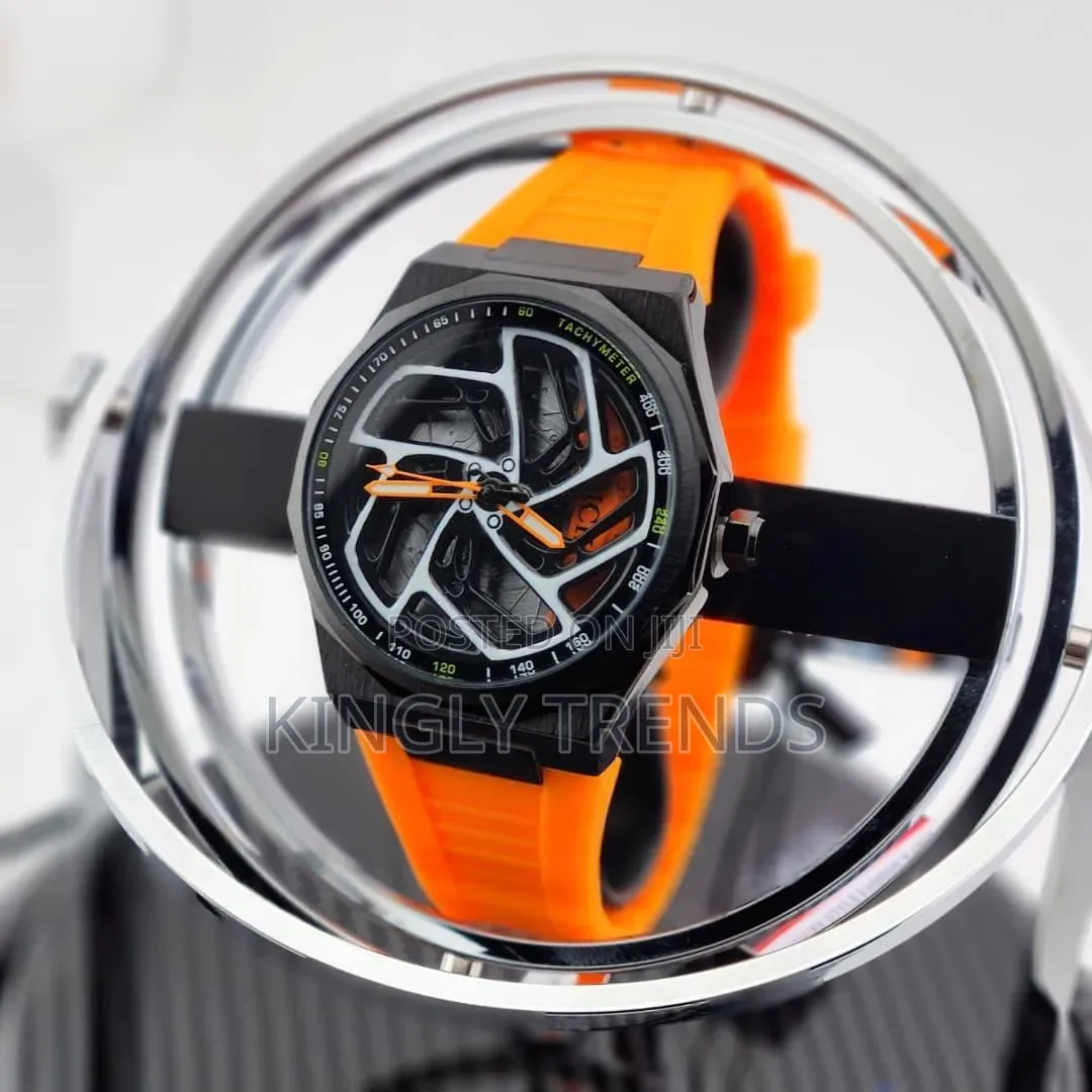 Rick Rubber Spinning Wrist Watch