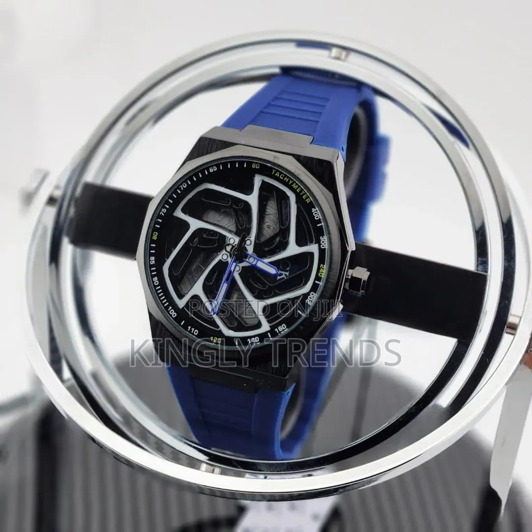 Rick Rubber Spinning Wrist Watch