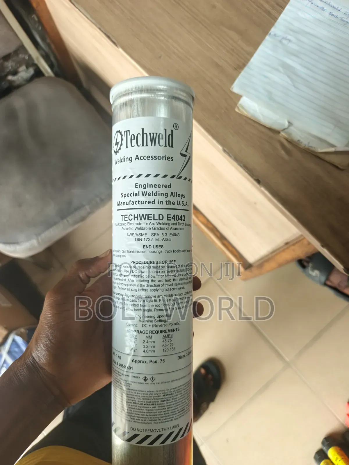3.2 Techweld E4043 Aluminum Stick Electrode