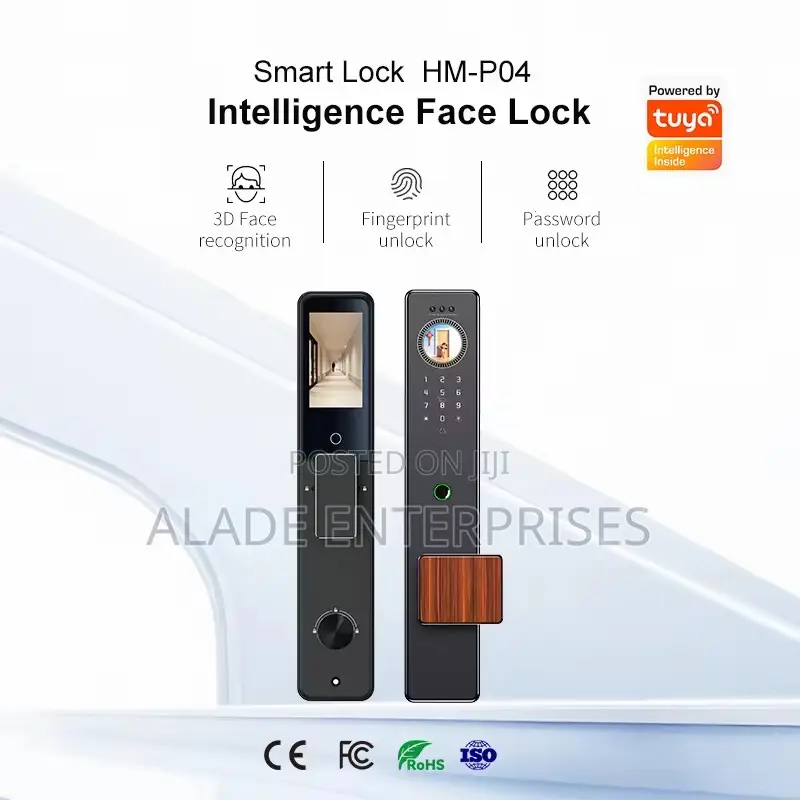 Palm Vein Face Recognition Smart Lock Fingerprint Unlock Tuya App