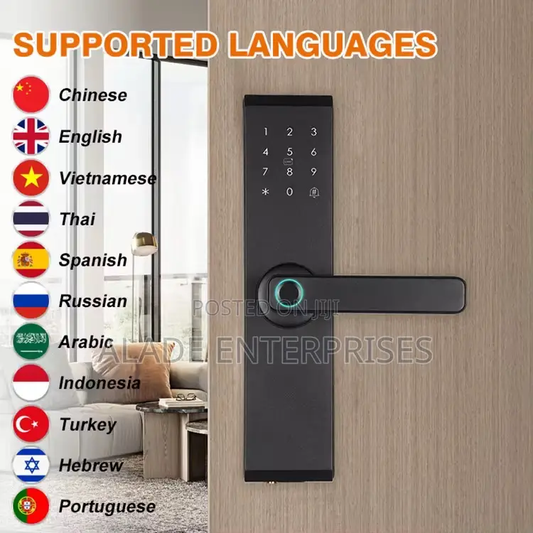 Smart Door Lock With App Card for Wood Door Home Apartment Hotel Locks