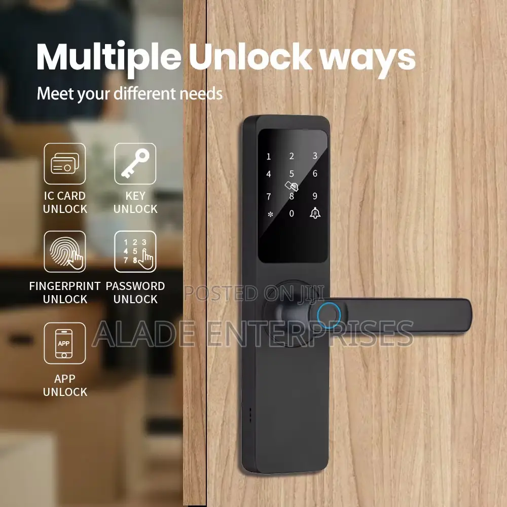 Smart Door Lock for Aluminum/Wood/Stainless / Steel Doors Home Use
