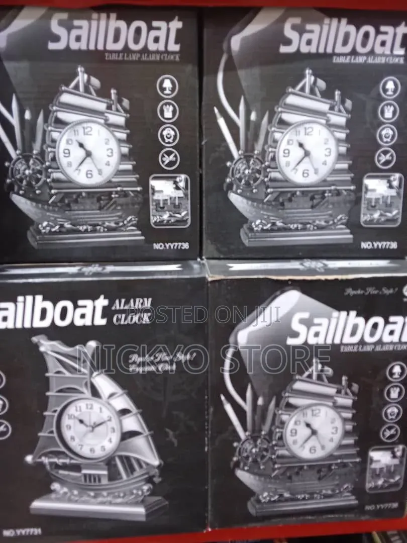 Sailboat Table Lamp Alarm Clock