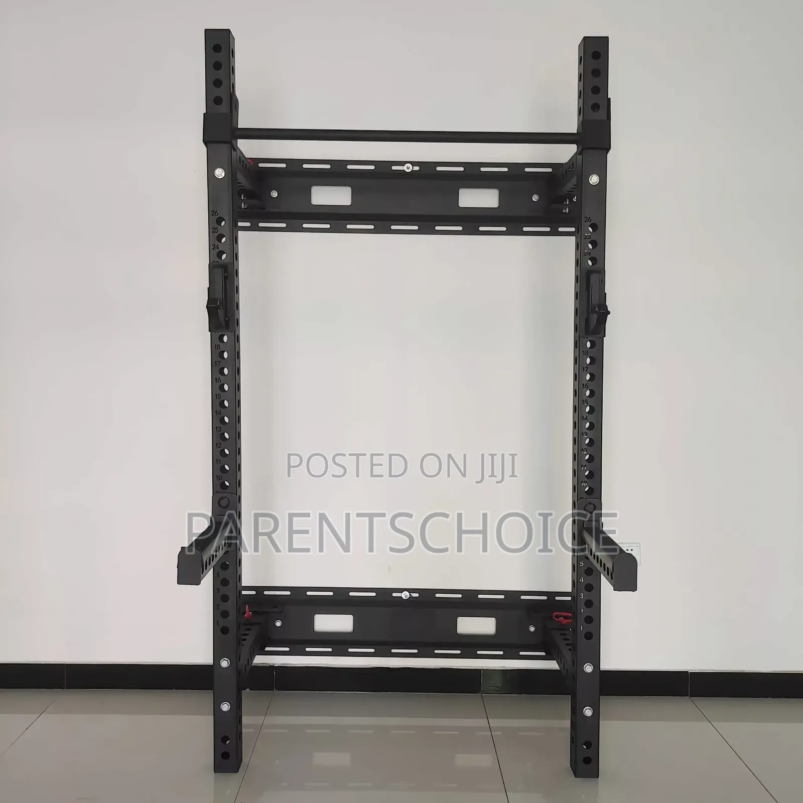 Adjustable Wall Mounted Foldable Half Folding Cage Squat Rack