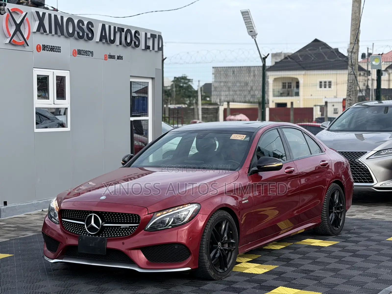 Mercedes-Benz C-Class C 450 AMG 4MATIC (W205) 2017 Red