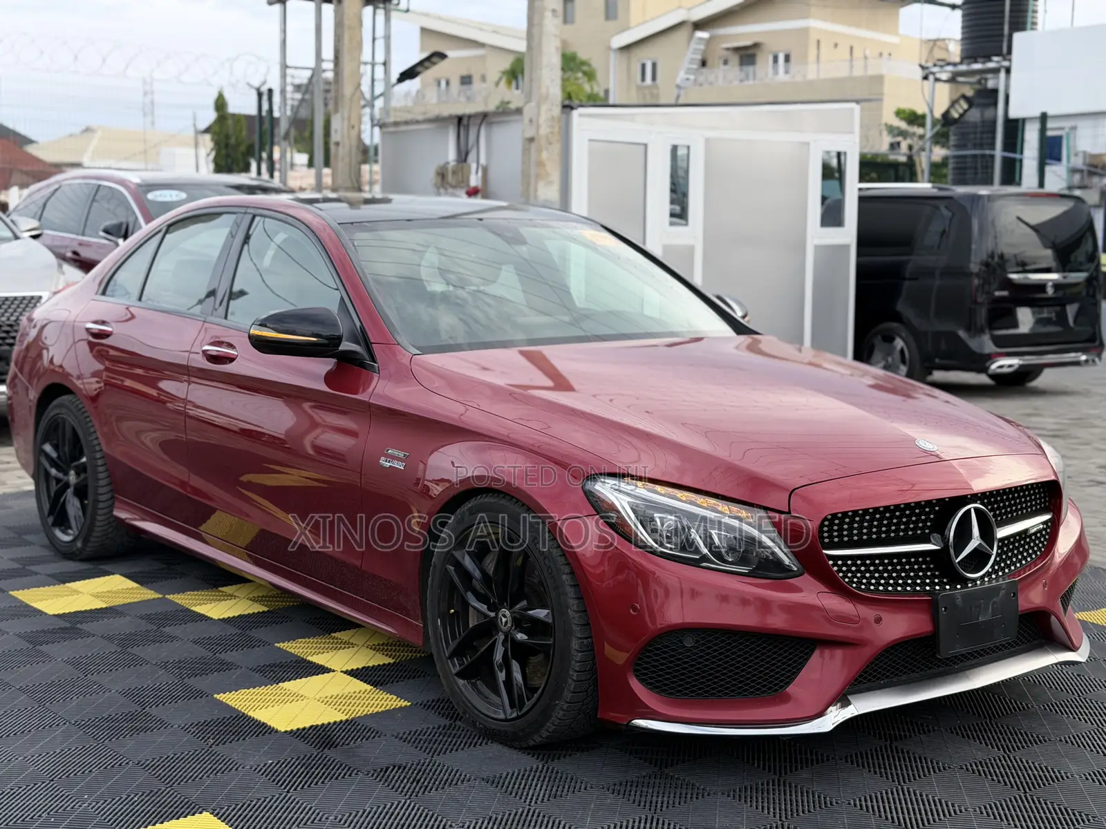 Mercedes-Benz C-Class C 450 AMG 4MATIC (W205) 2017 Red