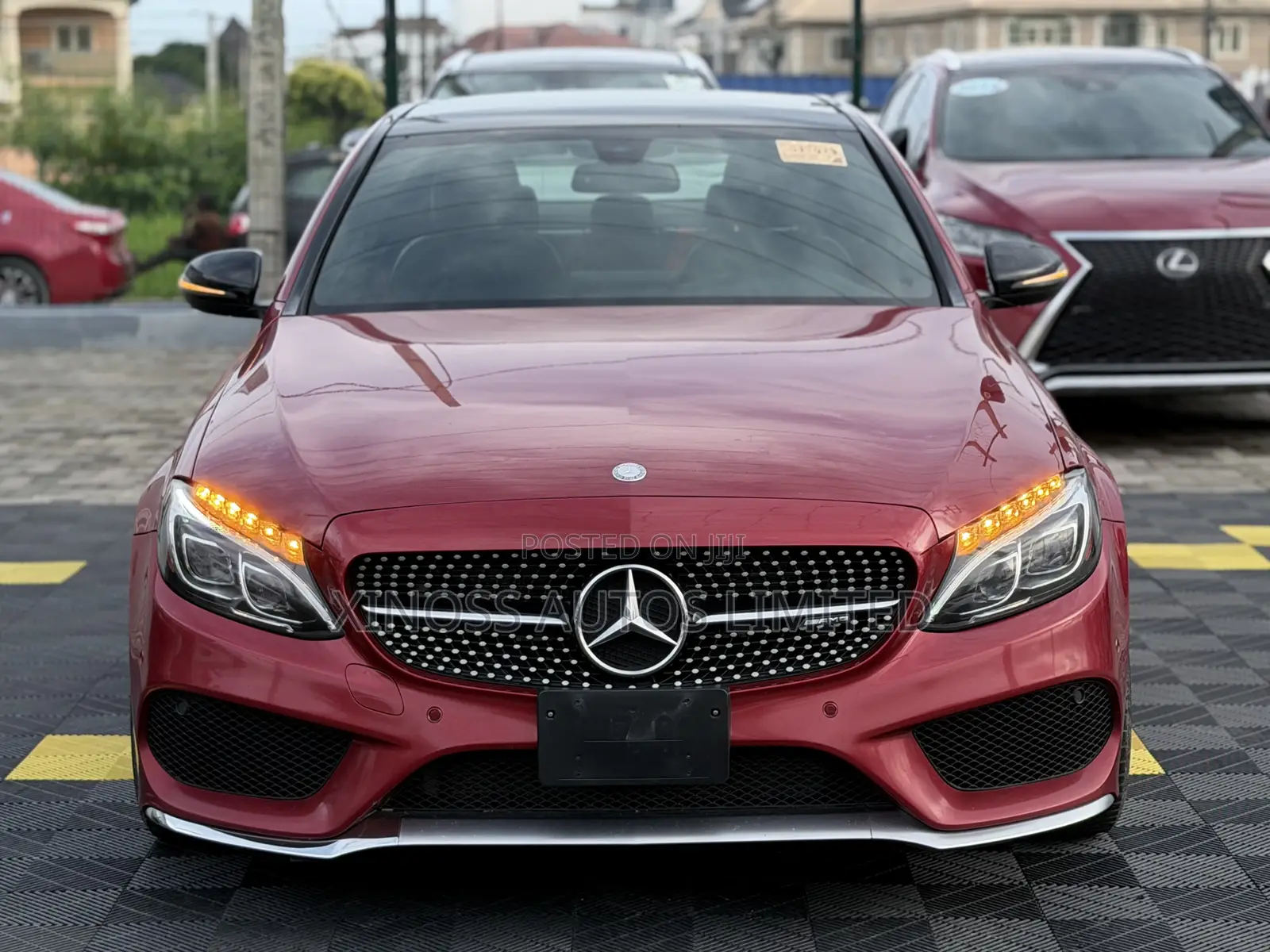 Mercedes-Benz C-Class C 450 AMG 4MATIC (W205) 2017 Red