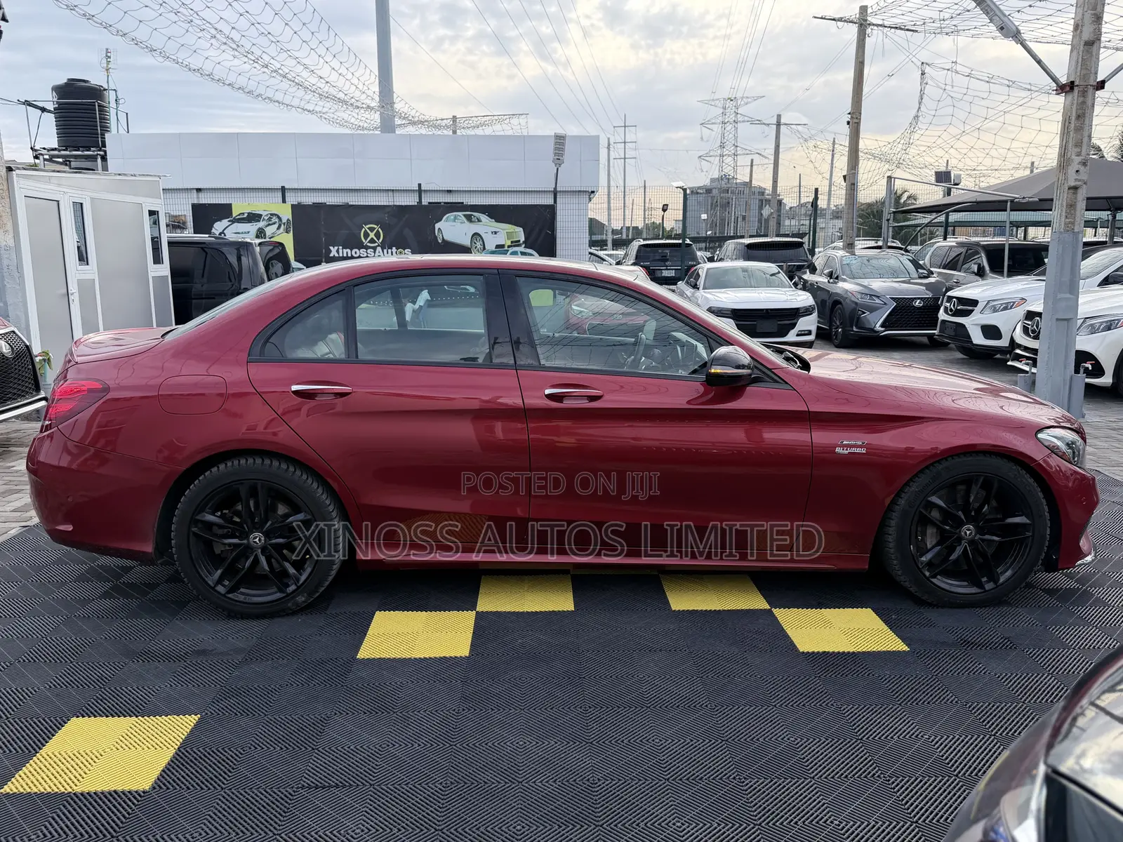 Mercedes-Benz C-Class C 450 AMG 4MATIC (W205) 2017 Red