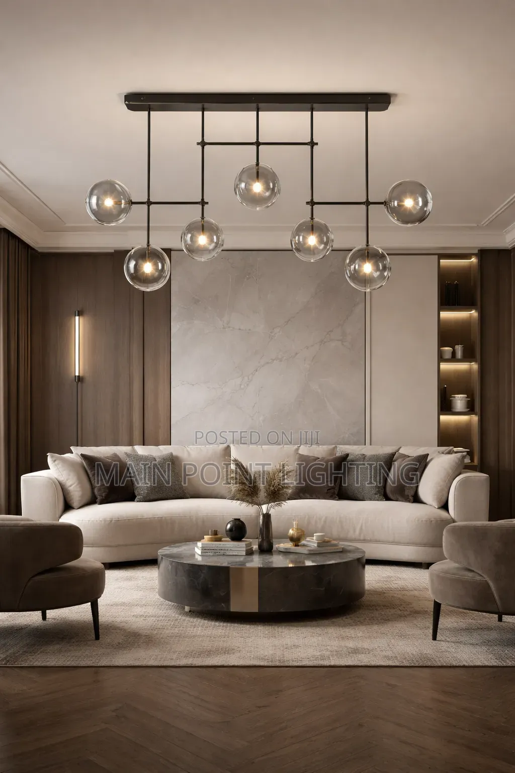 Luxurious Glass Nordic Light