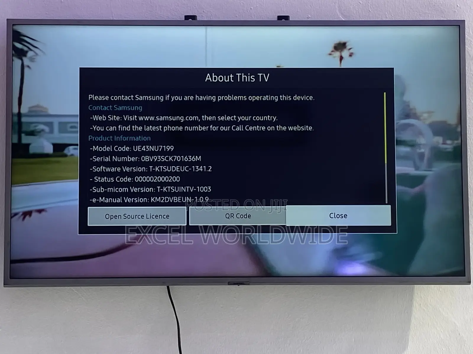 Ultra Slim 43 “ Samsung Uhd TV 43inchs