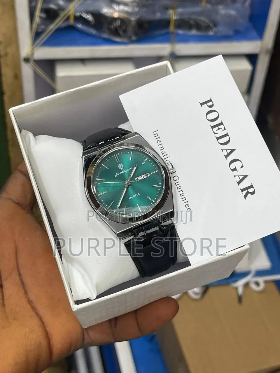 Poedagar PRX Design Leather Wristwatches