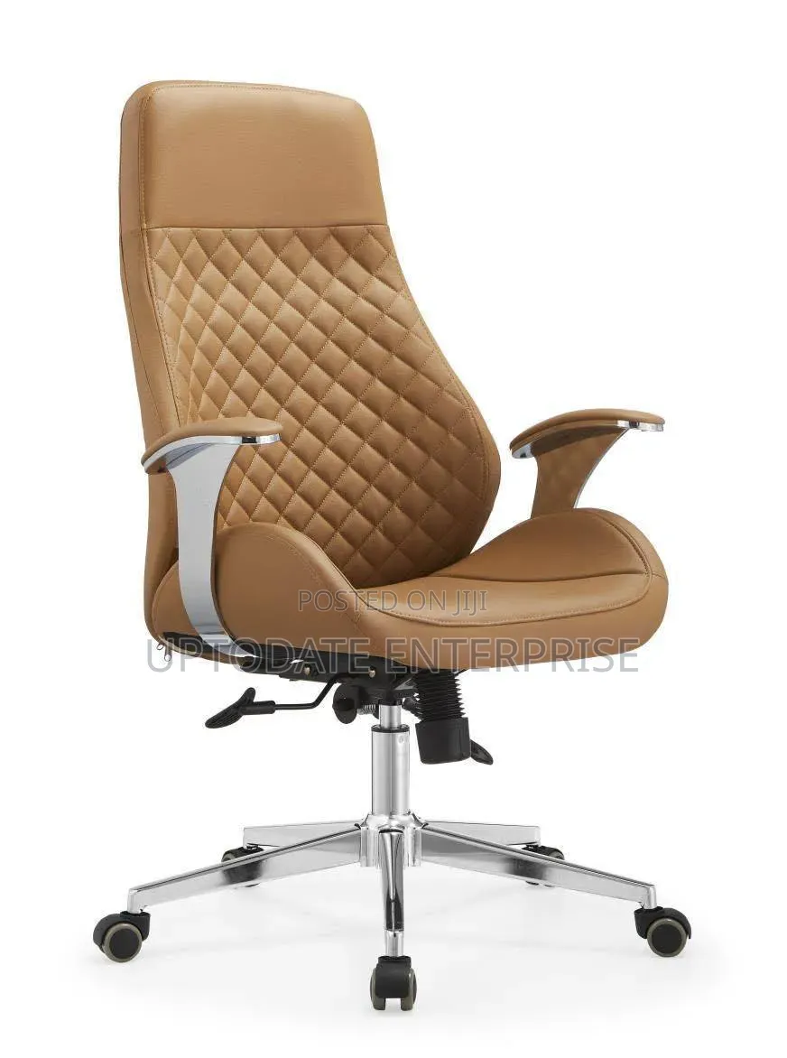 All Brown Design Swivel Office Chair