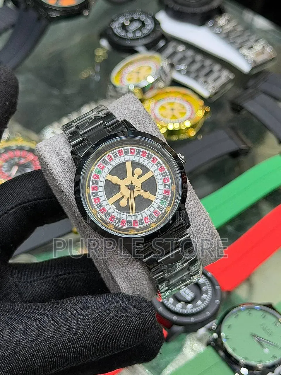 Compass Design Chain Wristwatches