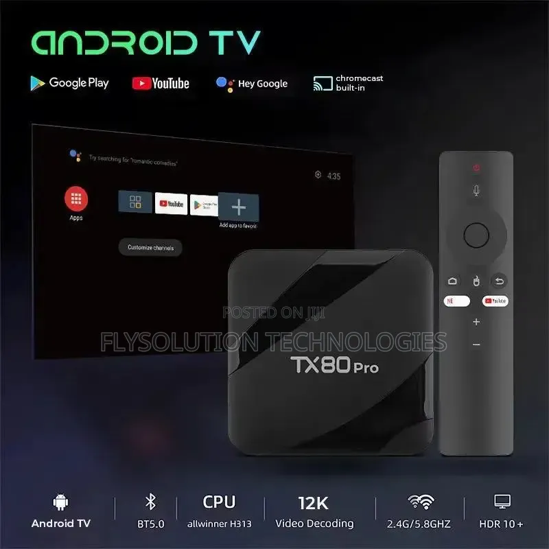 Tx80 Pro Android Tv Box 16gb Ram 256gb Rom