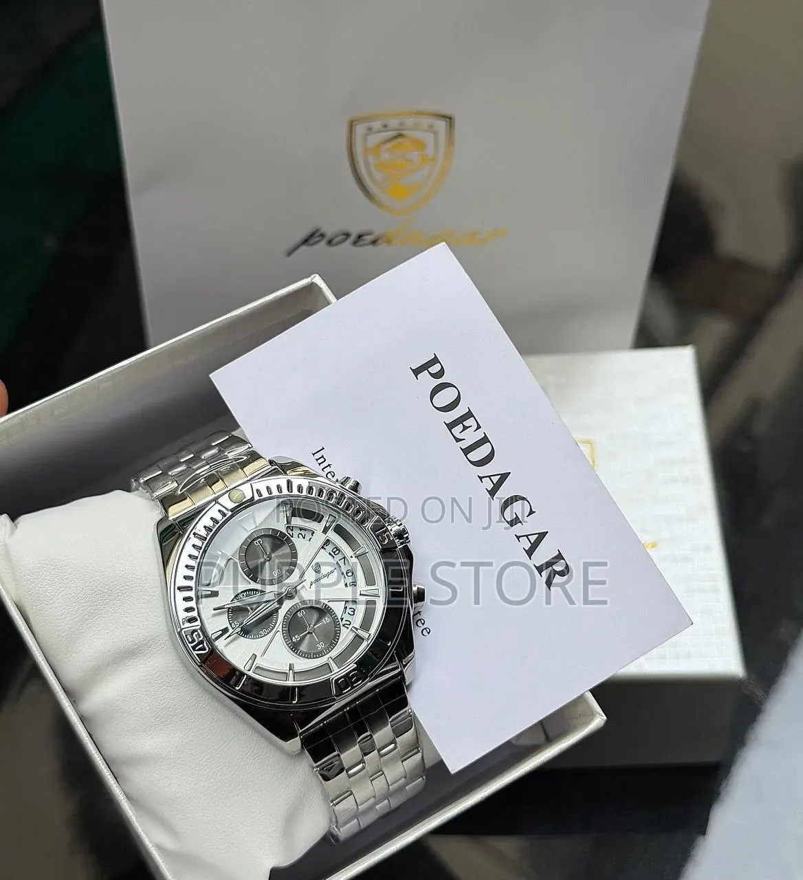 Poedagar Quality-Men's Functional Chronograph-Watches