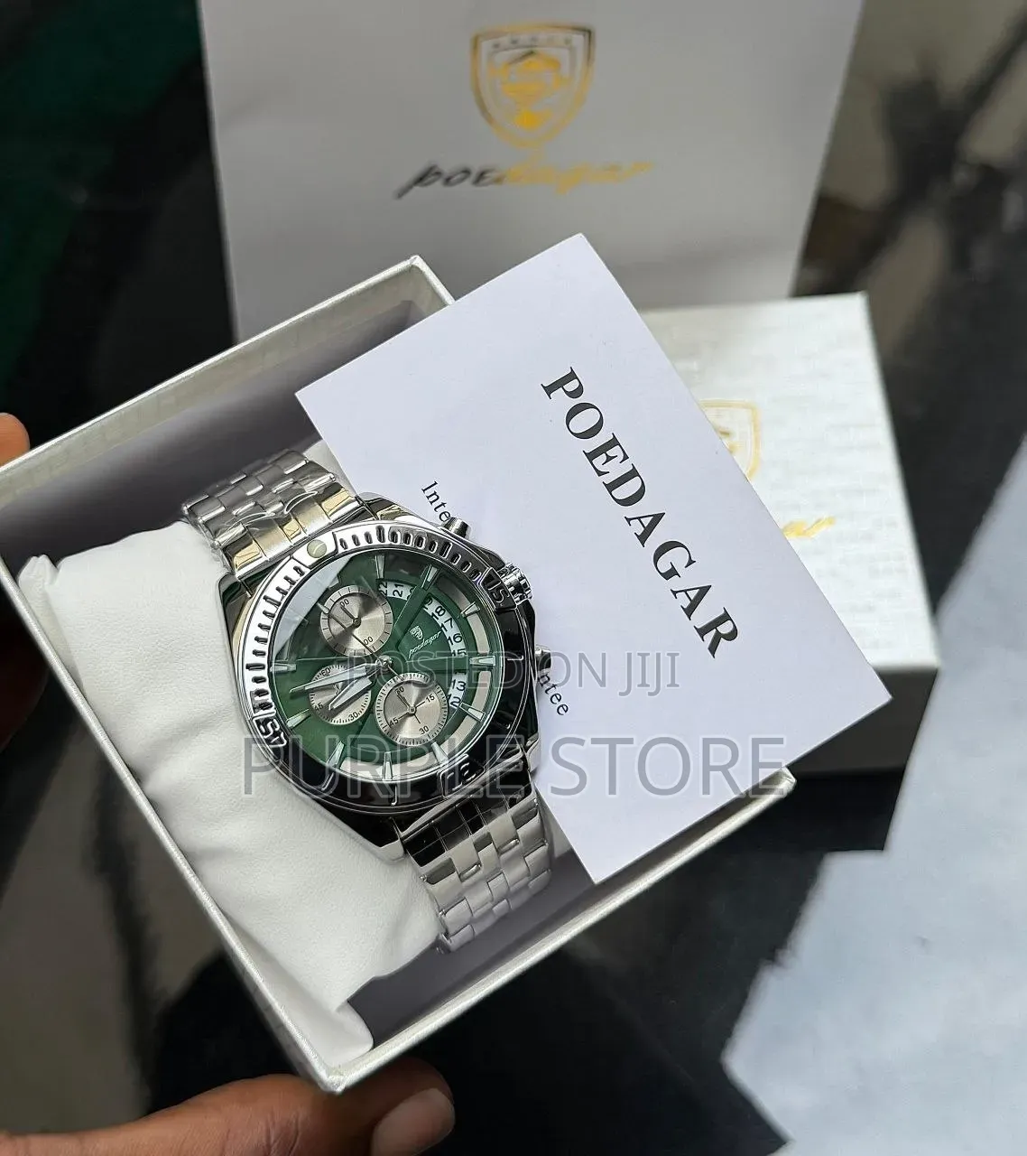 Poedagar Quality-Men's Functional Chronograph-Watches