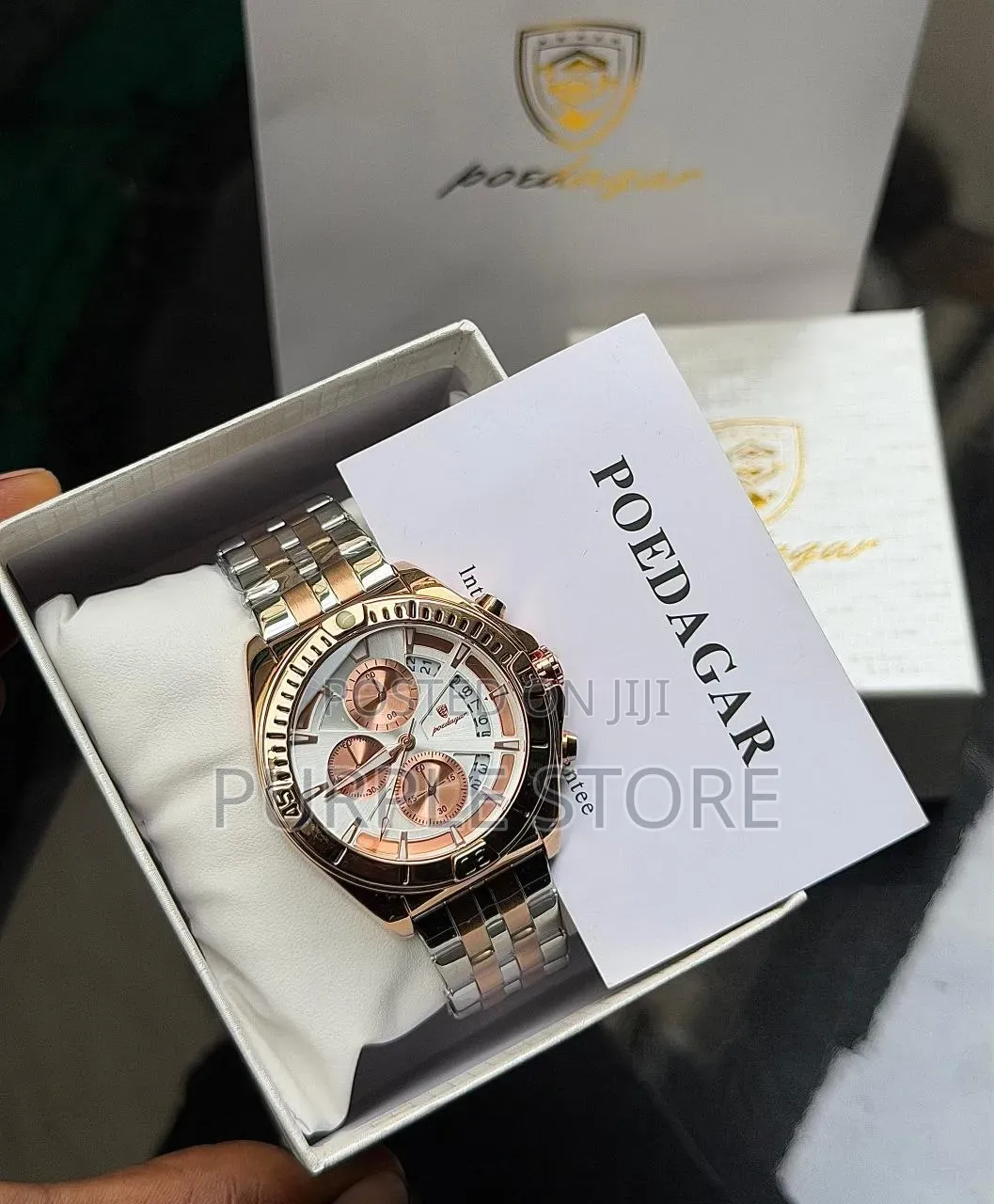 Poedagar Quality-Men's Functional Chronograph-Watches