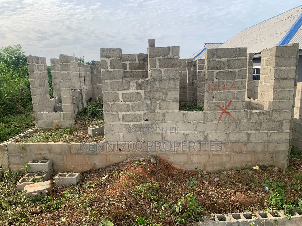 3 Bedroom Carcass Bungalow for Sale in Agbowa Ikorodu