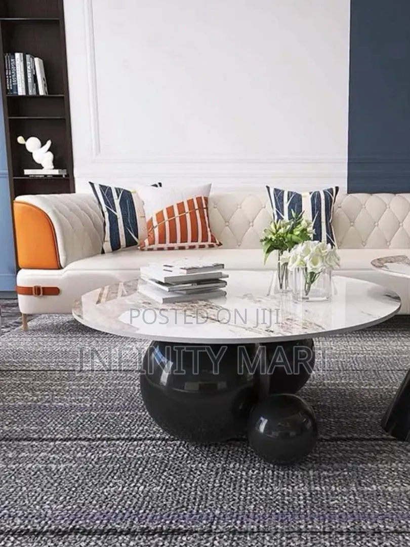Modern White Center Table