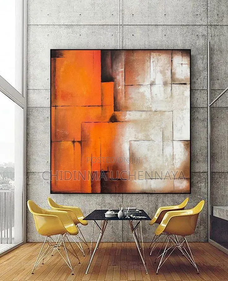 Colorful Abstract Geometric Figure Artwork