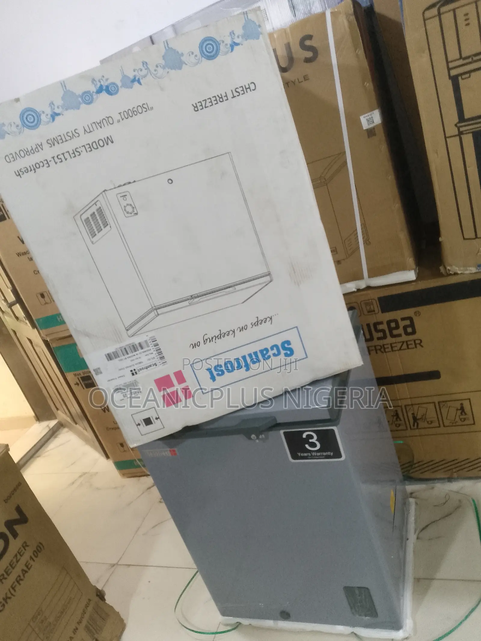 Scanfrost Sfl151 Chest Freezer With Power Saving Feature