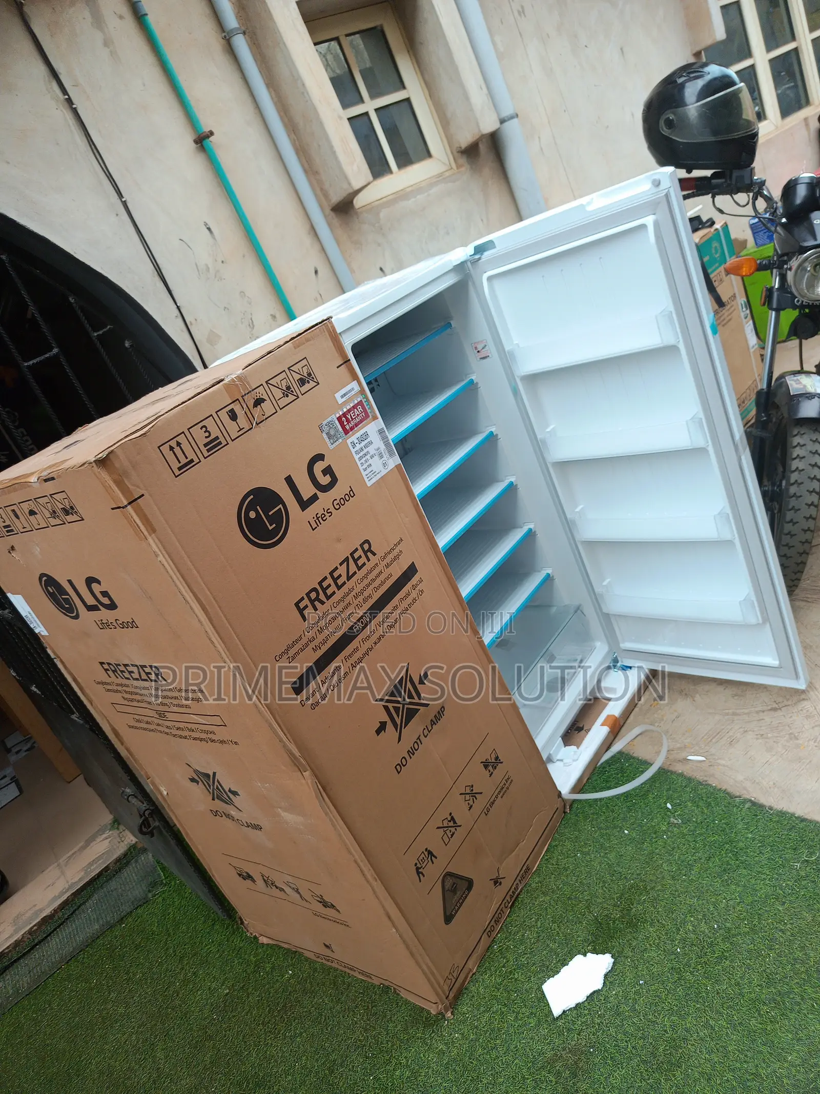 Lg Smart Inverter Upright Freezer Gn-304sqbr - Fast Freezing LVS