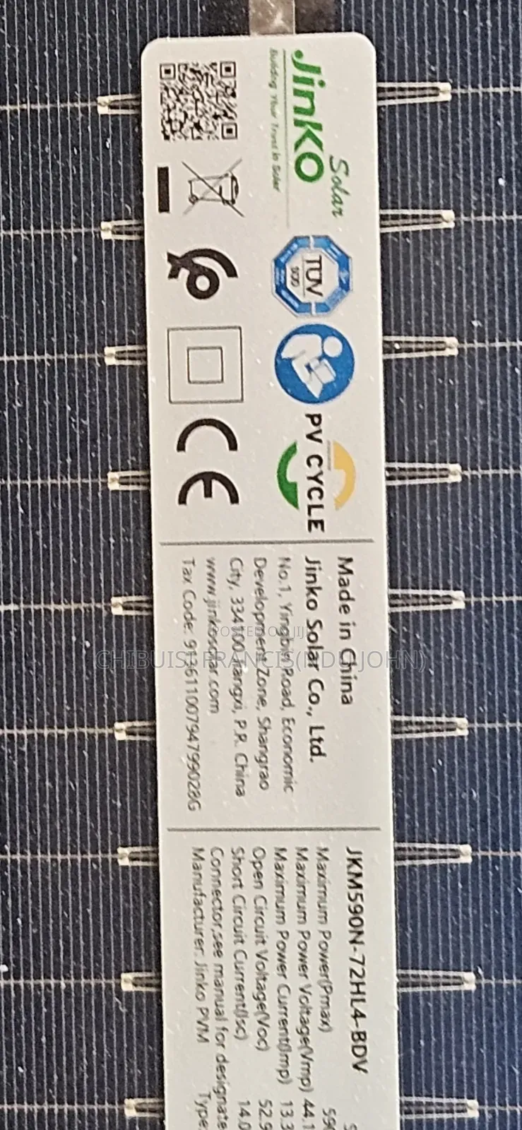 Jinko Solar [Panels]Energy