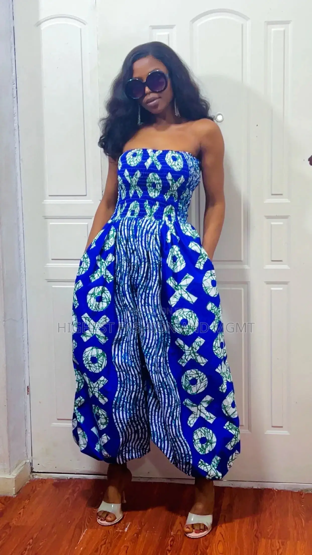 Straplees Top and Kembe Pants - Style 906