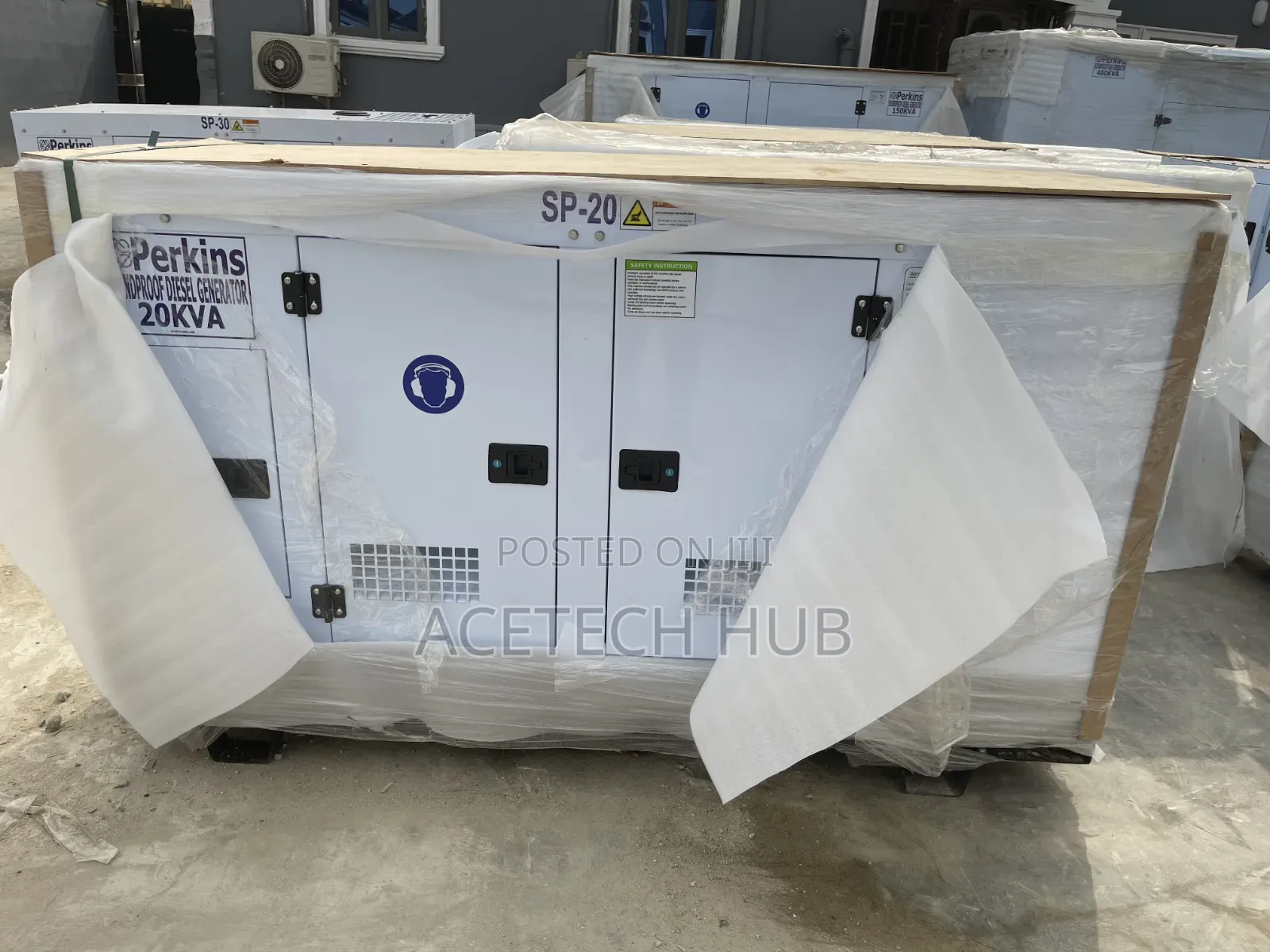 Perkins 30kva Silent Diesel Generator – Premium Condition