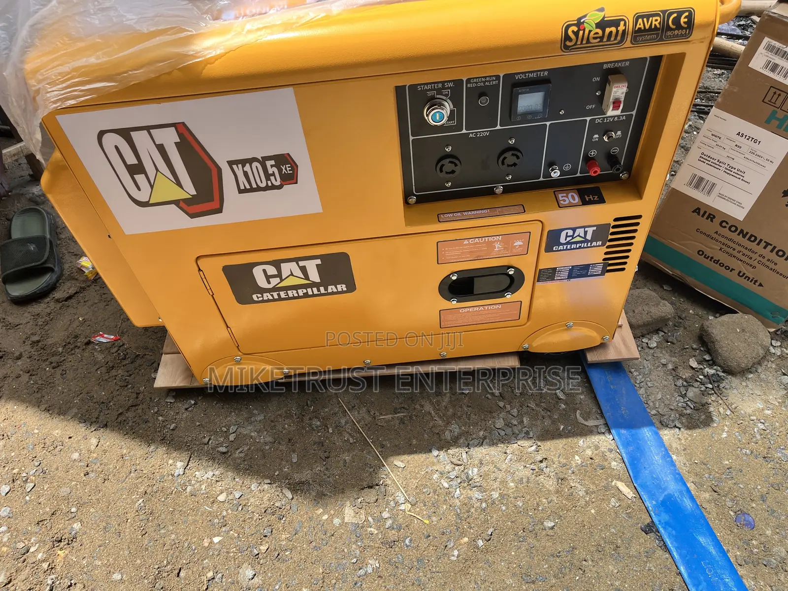 Cat 10kva Soundproof Diesel Super Generator