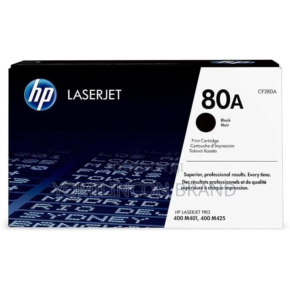 Hp 80a Black Original Laser Jet Toner Cartridge