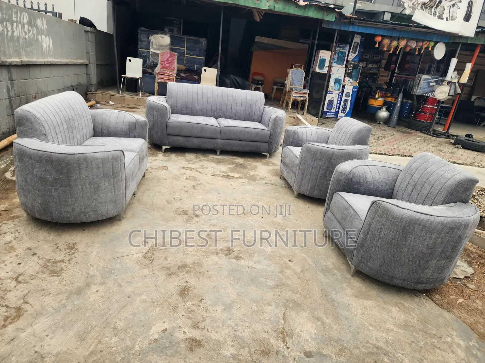 High Quality Padded Set of Sofa Chairs.