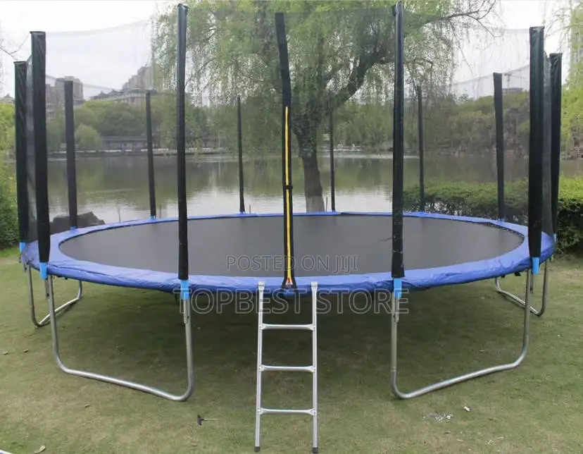14fit Kids Trampoline With Safety Net and Strong Frame