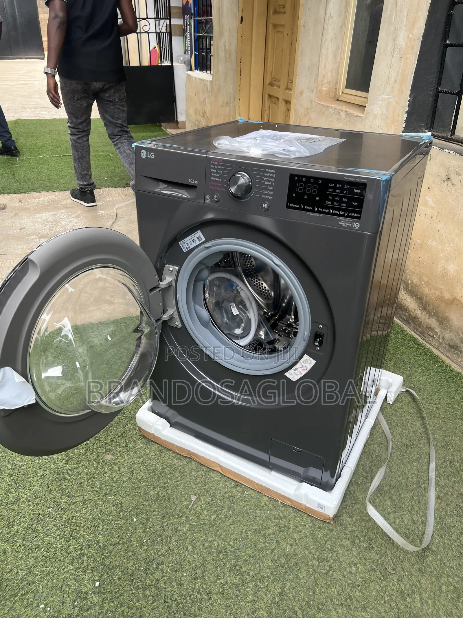 Lg Frontload 10kg Washing Machine [F4v3ryp6je]Powerful Spin Dry