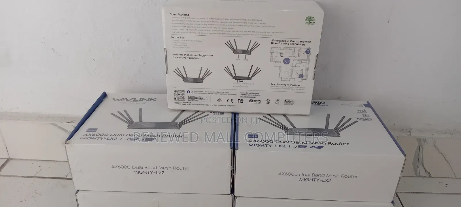 Wavlink Ax6000 Dual-Band Mesh Router