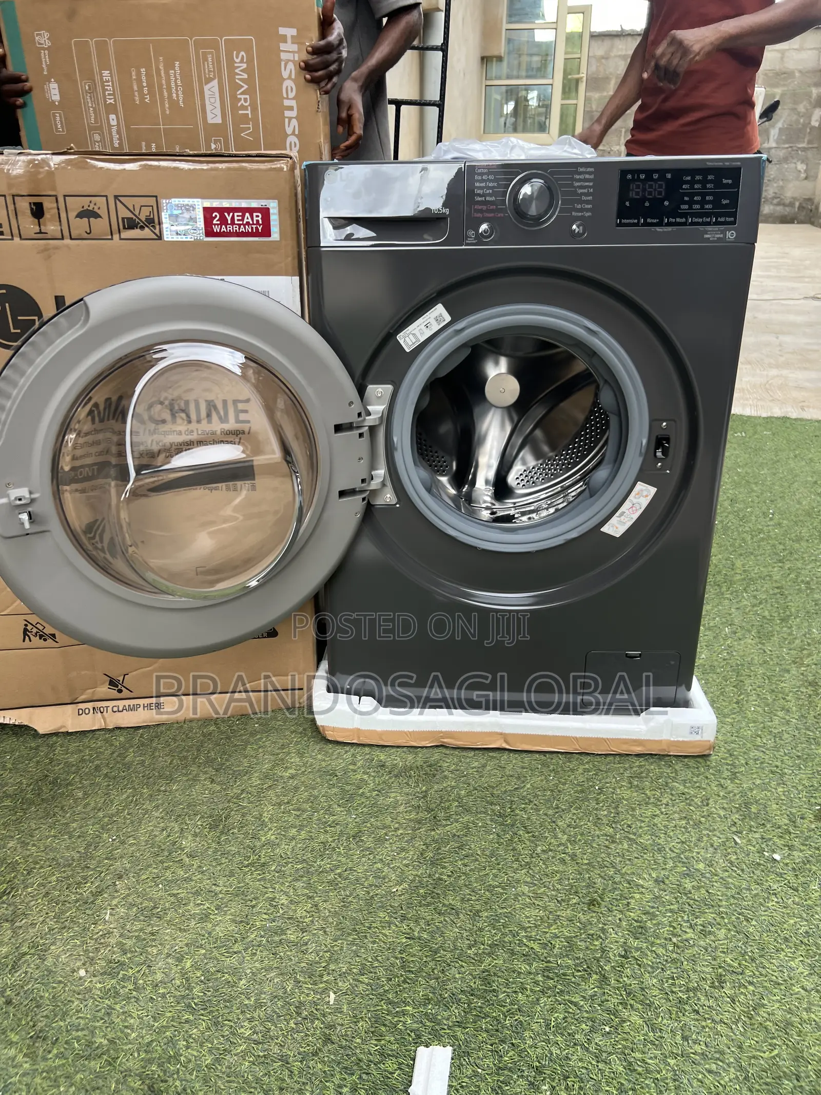 Lg Frontload 10kg Washing Machine [F4v3ryp6je]Quiet Machine